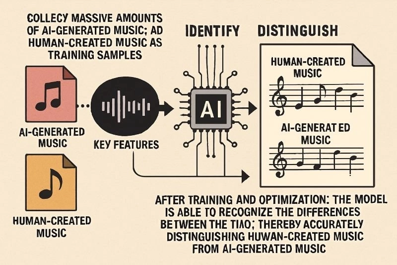 AI 音樂辨識工具工作流程