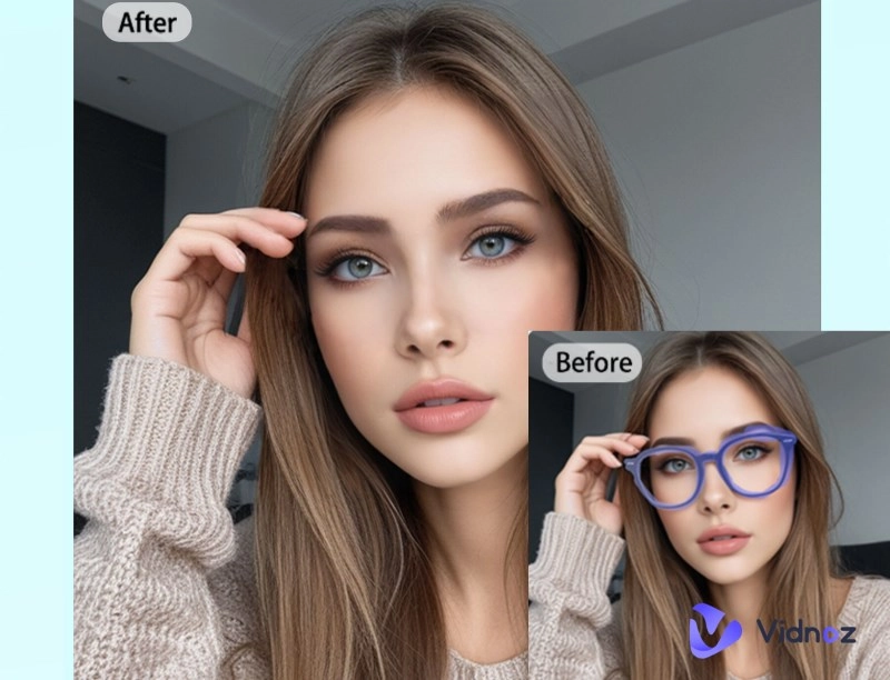 AI Remove Glasses for Better Photo Effects