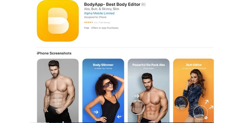 BodyApp - 為任何人提供專業的身體編輯工具