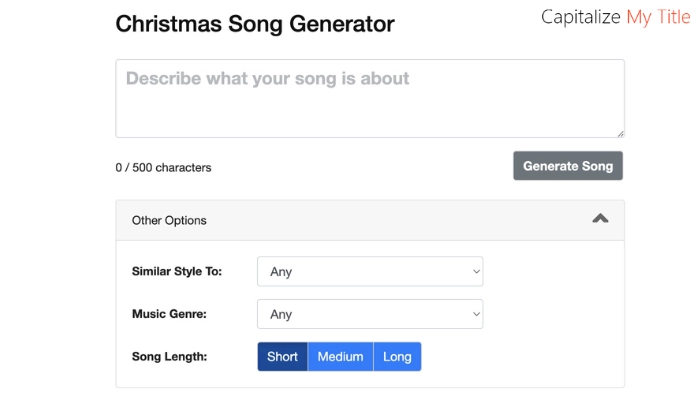 capitalizemytitle聖誕歌簡譜