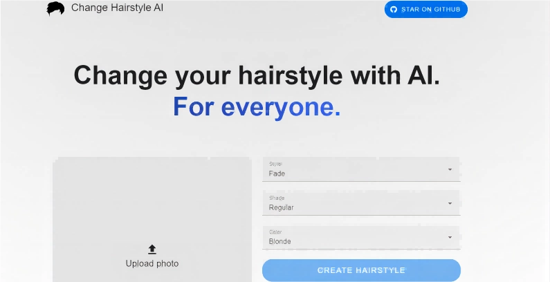 Change Hairstyle AI 於幾秒內轉換髮型
