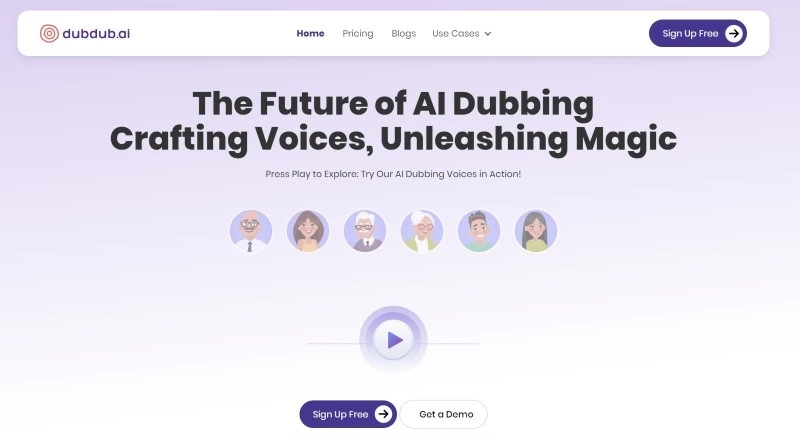 Dubdub 線上 AI 配音工具