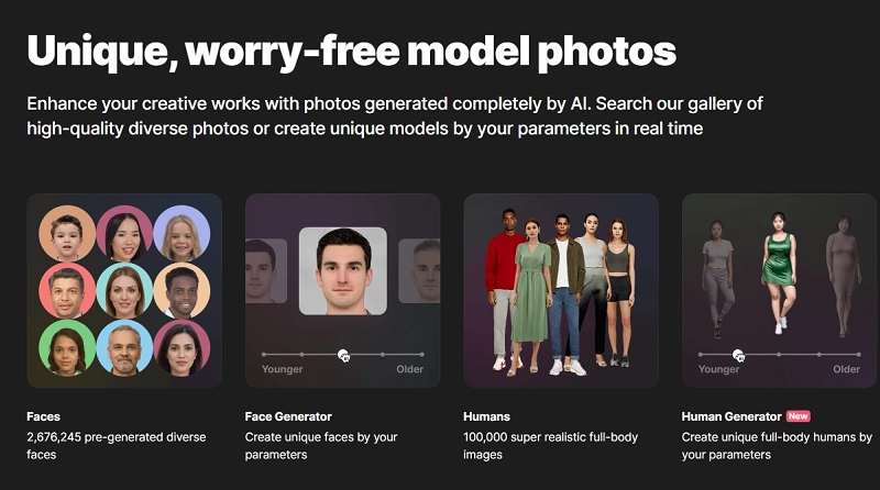 Generatedphotos - 從零開始創建 AI 人臉