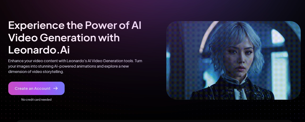 Leonardo.Ai High-Quality AI Moving Image Generator -ZH