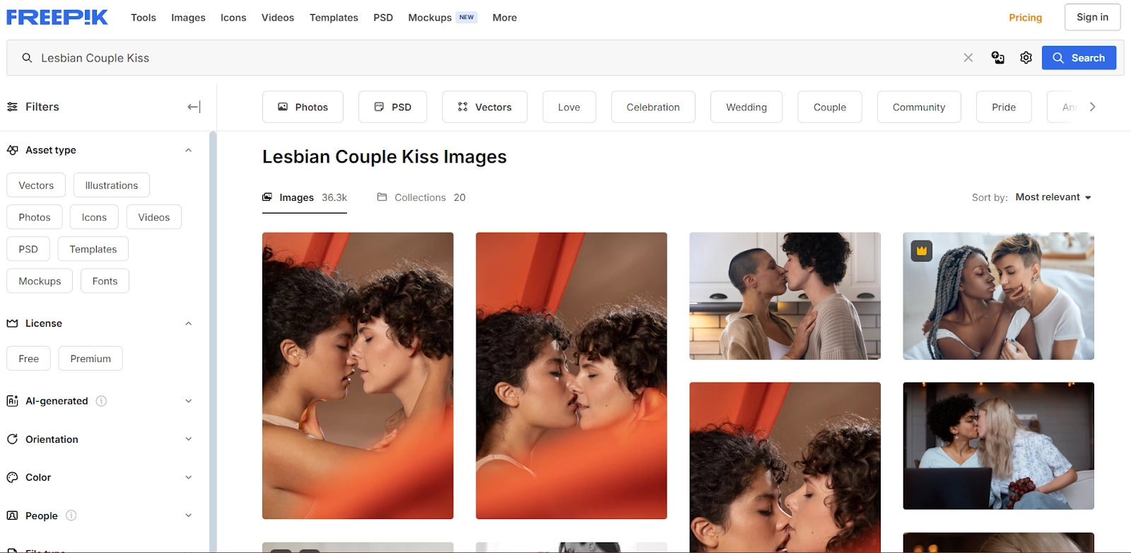 Lesbian Couple Kissing Photos Website Freepik - ZH