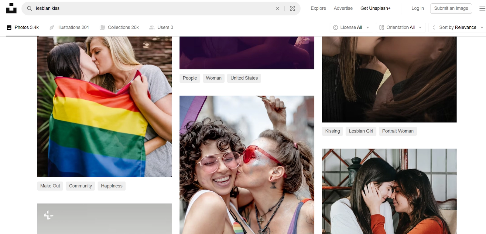 Lesbian Couple Kissing Photos Website Unsplash - ZH