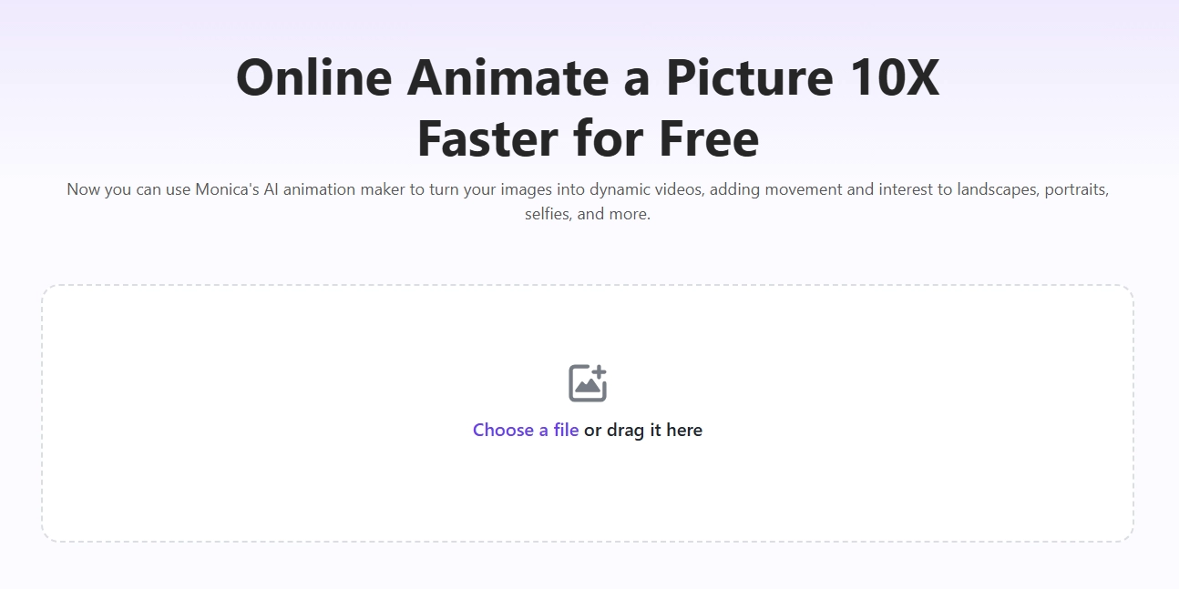 Monica AI Quick & Easy AI Photo Animation - ZH