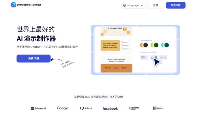 presentations簡報AI