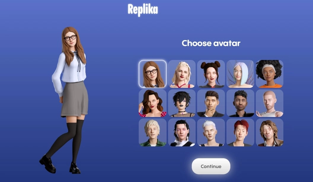 Replika 3D Female Avatar Maker