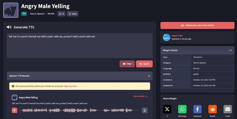 Storyteller Angry Text to Speech Voice TW