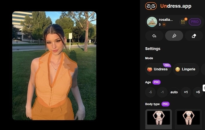 Undress App-AI脫衣濾鏡