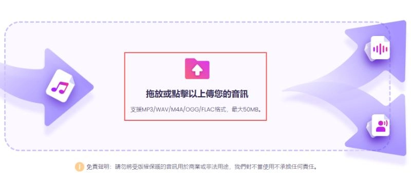 上傳音訊以識別視頻中的音樂