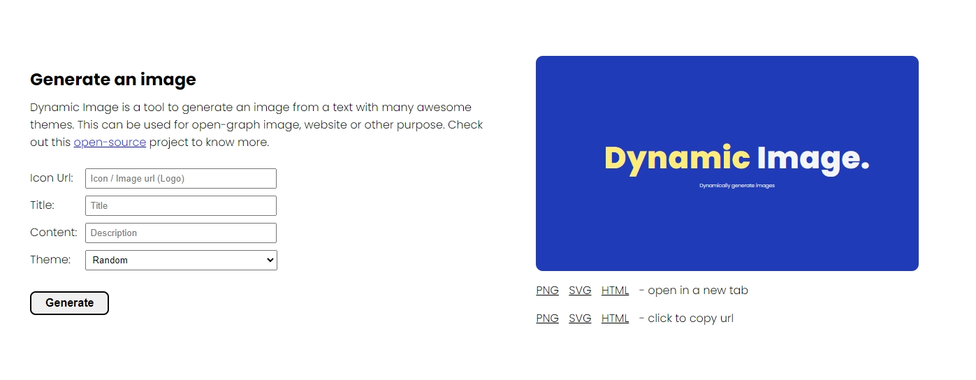 Vercel Dynamic Image Creator CN