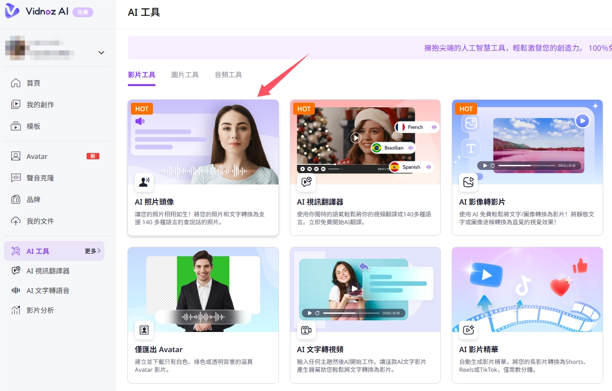 Vidnoz AI Talking Photo Generator ZH