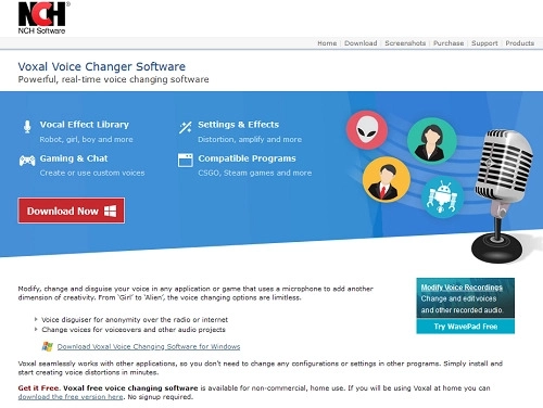Voxal Voice Changer 自訂達斯·維達語音